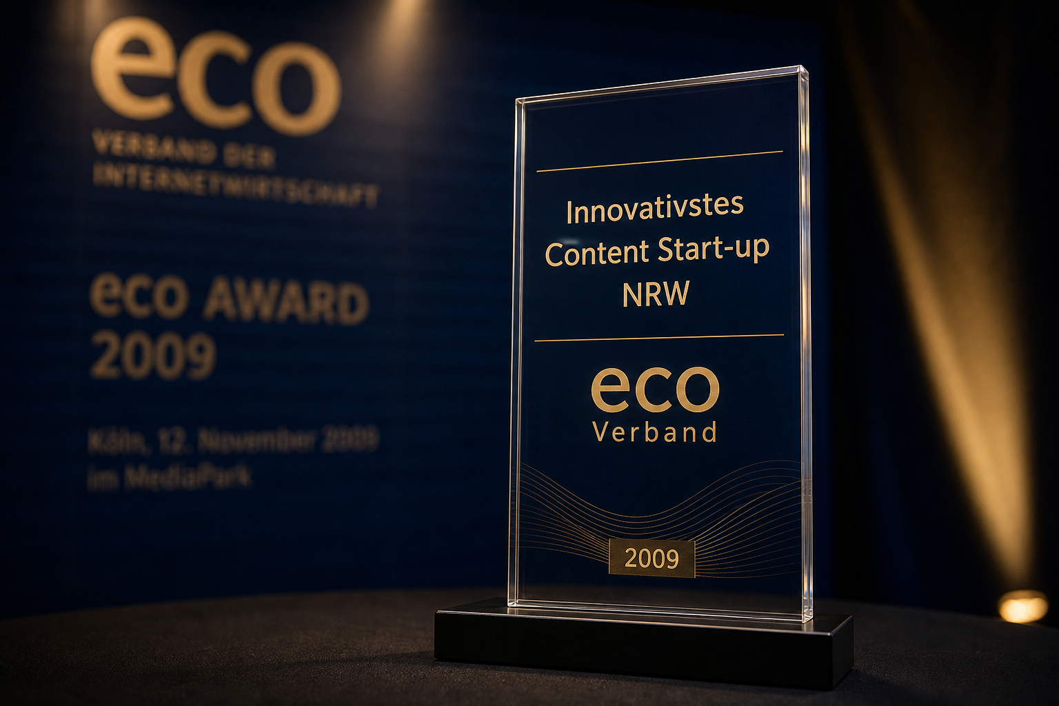 Award 2009 – Innovativstes Content Start-up, erstes Facebook Shop-System Deutschland